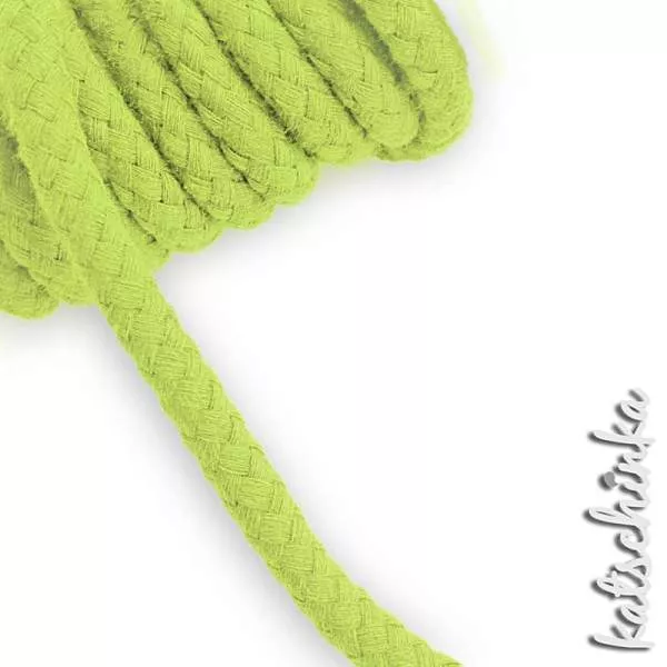 Kordel rund 8 mm helles lime